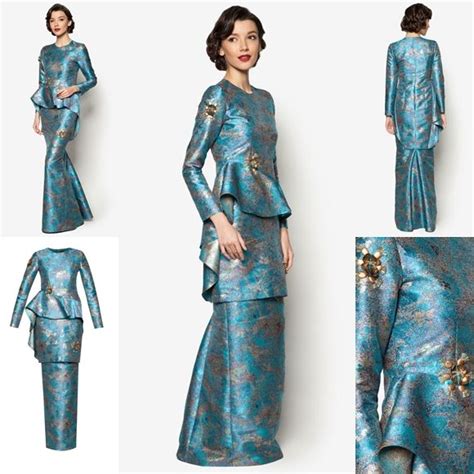Fesyen Baju Raya 2016 Terkini Jovian Mandagie Baju Kurung Moden Batik