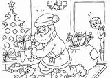 Babbo Dem Weihnachtsbaum Ausmalbild sketch template