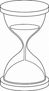 Hourglass Drawing Clip Line Clock Tattoo Sand Coloring Drawings Pages Ampulheta Broken Hour Sanduhr Colorir Para Template Outline Glass Clipart sketch template