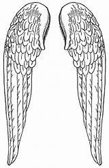 Wings Angel Printable Wing Clip Pattern Template Stencil Large Coloring Angels Patterns Tattoo Clipart Stencils Cliparts Pages Diy Angle Templates sketch template
