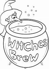 Coloring Witch Pages Printable Witches Brew Kids Halloween Click Mpmschoolsupplies sketch template