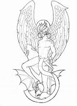 Archangel Michael Deviantart sketch template