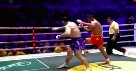 video bareknuckle boxing match ends with brutal spinning