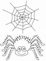 Spinne Halloween Spinnennetz Ausmalbilder Malvorlage Malvorlagen Ausmalbild Ausdrucken Malen Netz Kind Drucken Schminke Besuchen sketch template