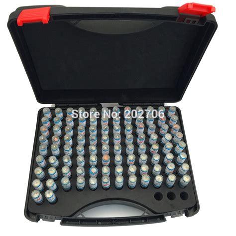 0 30 10 00mm steel pin gauge 50mm pin measuring tool step 0 1mm 98pcs