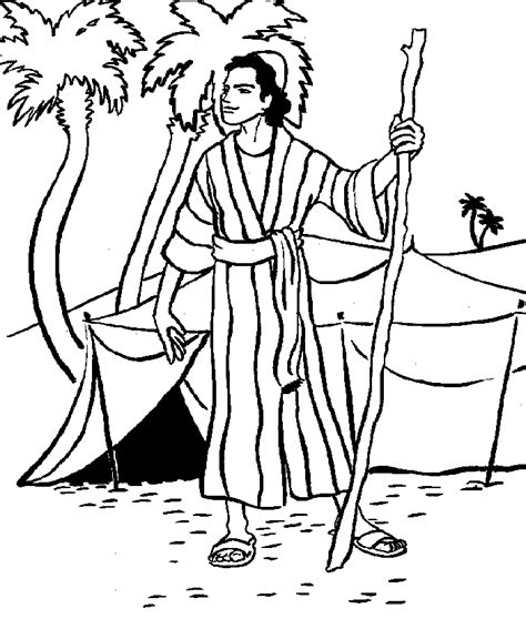 story  joseph coloring pages coloring home
