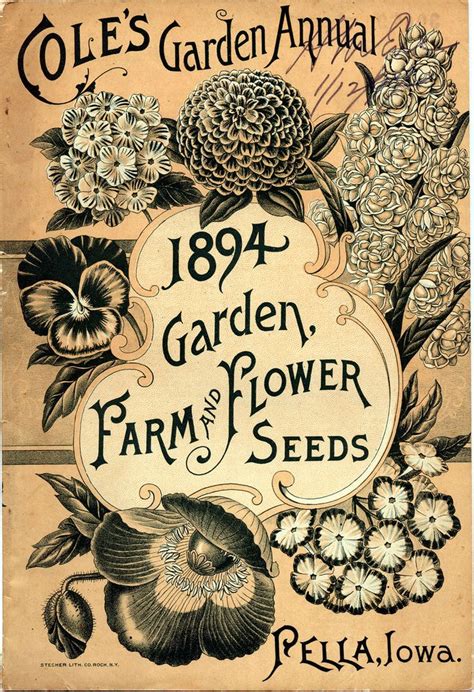 antique seed packet vintage printable  printables pinterest