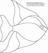 Fish Printable Cutouts Coloring Popular sketch template