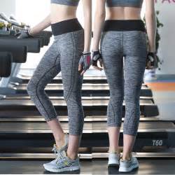 buy new ladies yoga cropped trousers tight fitting