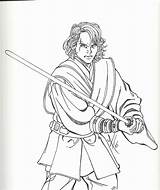 Anakin Skywalker Jedi Sheets sketch template