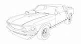 Coloring Mustang Getdrawings sketch template