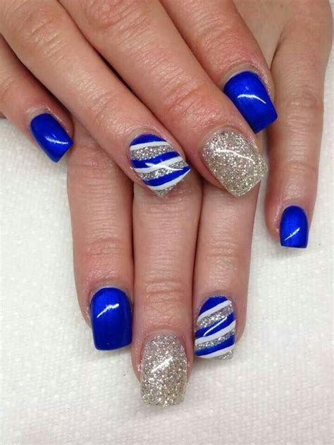 royal blue gel nails cowboy nails blue gel nails blue nails