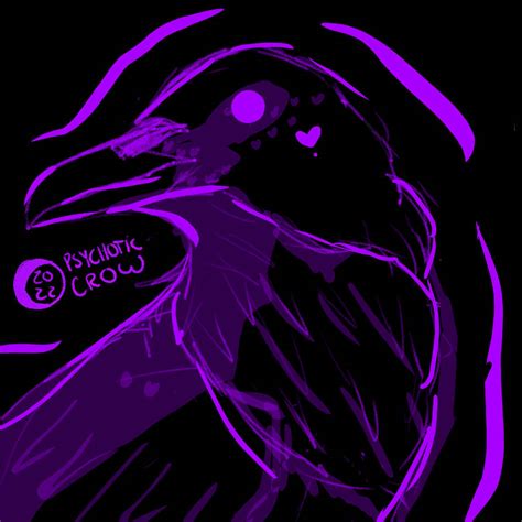 crow art pfp  psychoticpen  deviantart