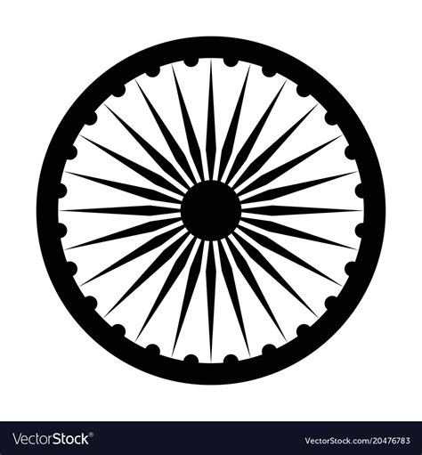 emblem  india depicted   flag royalty  vector