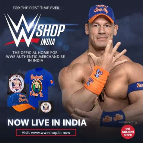 wwe shop launches  india