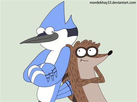 mordecai and rigby by mordekhay33 on deviantart