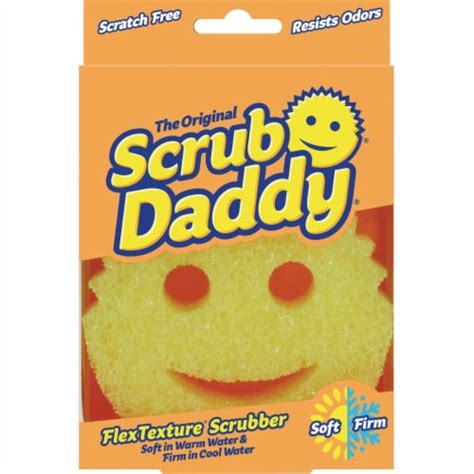 Scrub Daddy® Flextexture Scrubber Sponge Yellow 1 Ct Fred Meyer