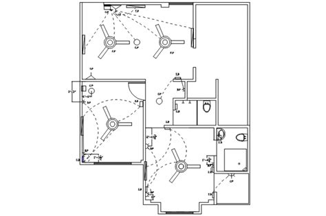 electrical layout plan   house cadbull