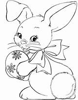 Easter Bunny Coloring Pages Printable Bunnies Print Kids Egg Book Flowers Back Click Baskets Larger sketch template
