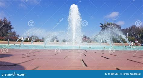water fountain  san diego stock photo image  landscape pretty
