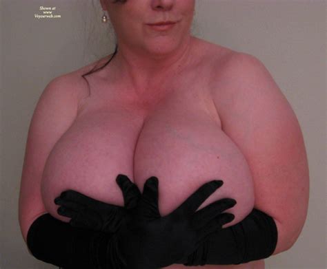 black elbow length gloves holding huge boobs march 2008 voyeur web hall of fame