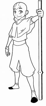 Aang Wecoloringpage sketch template