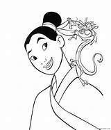 Coloring Pages Mulan Mushu Coloring4free Related Posts sketch template