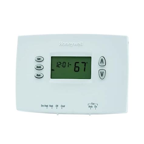 honeywell thdh horizontal pro   day programmable heat pump thermostat backlit