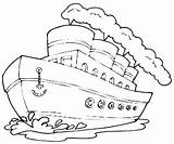 Steamer Steamship Transportation sketch template