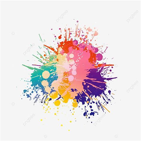 ink splash effect vector art png colorful ink ink splash effect