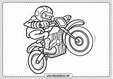 Colorear Motos Motorista Motoristas Rincondibujos Rincon Entradas Navegación sketch template