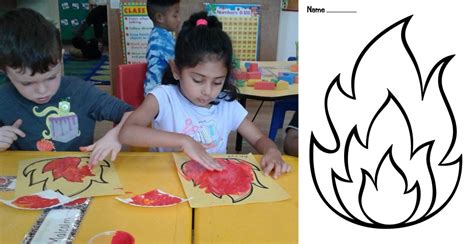 fire coloring  painting pages teachersmagcom
