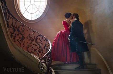 new official photos of claire and jamie prepare yourself