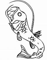 Coloring Fish Viper Viperfish Deep Pages Sea Koi Clipart Creatures Drawing Clip Handipoints Cliparts Designlooter Cool Library Resolution Getdrawings Head sketch template