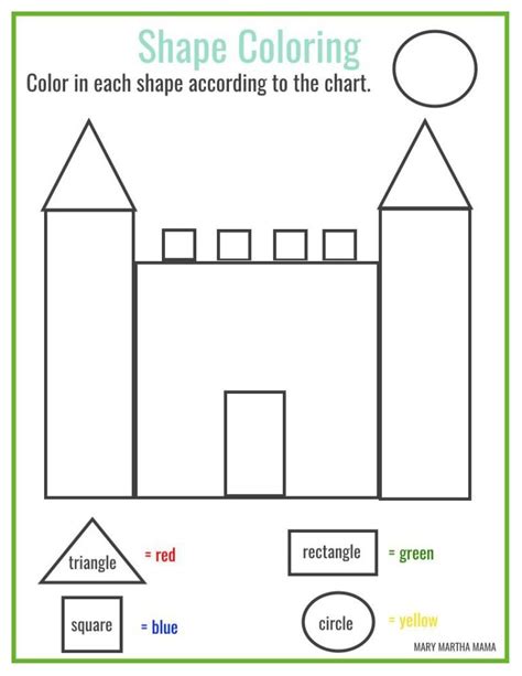 shapes worksheets  preschool shape worksheets  preschool