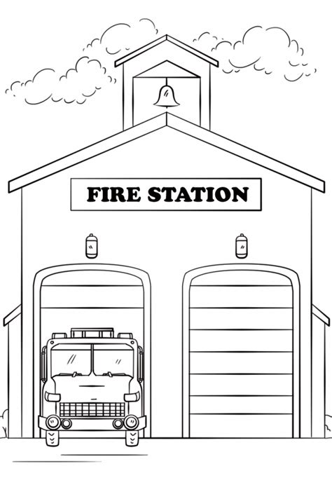 fire department coloring pages