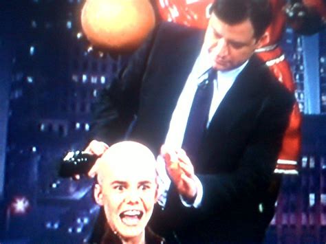 Justin Bieber S Shaved Head On Jimmy Kimmel Feb 10 2011