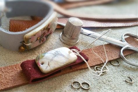 Handmade Creations In Polymer Clay Leather And Metal Artesanal