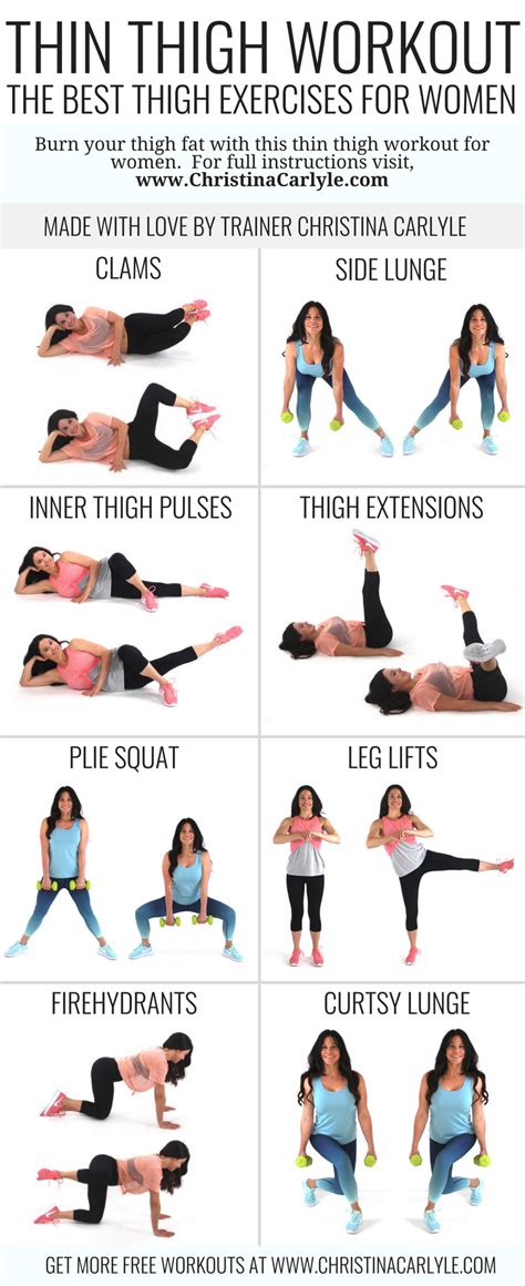 pin on thigh workouts and exercises