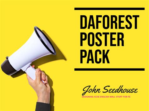 daforest poster pack  printable teaching resources
