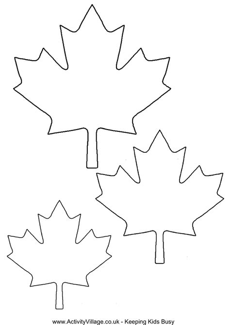 maple leaf template  kb  pages