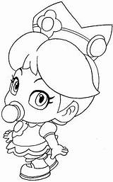 Mario Daisy Baby Kart Princess Draw Drawing Wii Coloring Pages Super Bros Para Colorear Coloriage Dessin Bébé Drawinghowtodraw Step Luigi sketch template