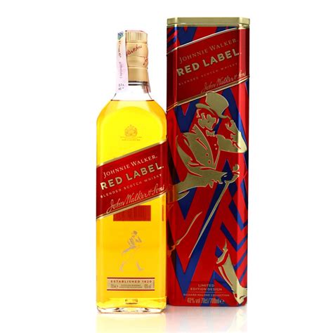 johnnie walker red label richard malone collection whisky auctioneer