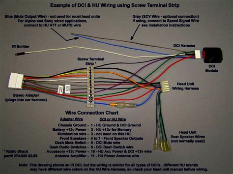 tech deck  honda civic radio wiring diagram