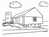 Coloring Pages Barn Pinwheel sketch template