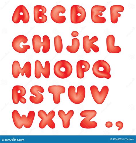cartoon alphabet   letters royalty  stock photo image