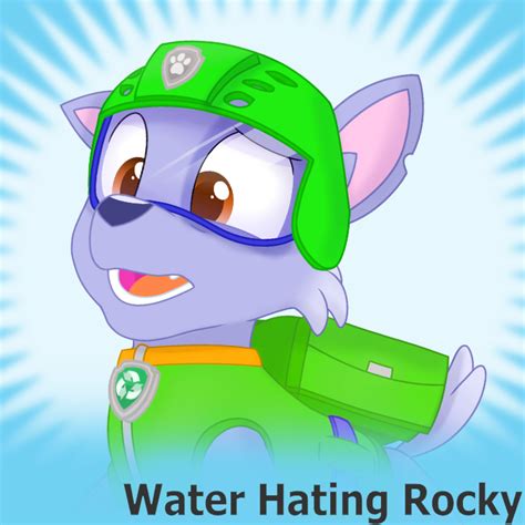 Water Hating Rocky Paw Patrol Spoiler Image In 2020 Paw