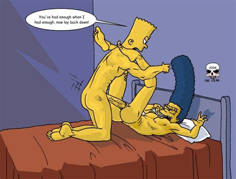 rule 34 ass bart simpson bed breasts color female human incest