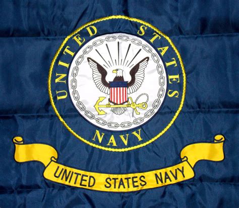 us navy flag double sided nylon embroidered 3x5 bundled with flag clips