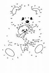 Dot Dots Teddy Printable Bear Perfect Clipart Connect Pages Coloring Worksheets Kids Categories Children Webstockreview Puzzles Choose Board sketch template